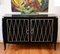Art Deco Black Lacquer and Rhombus Sideboard, 1920s 6