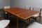 Square Teak Dining Table with Extensions, 1960s 8