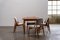 Square Teak Dining Table with Extensions, 1960s, Image 4