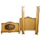 Louis XV Canopy Bed in Lacquered and Painted Wood, 1890s, Set of 2, Image 1