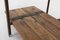 Tavolino industriale con struttura in metallo e ripiano in legno, Belgio, anni '20, Immagine 8