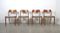 Danish Model 71 Teak Dining Chairs by Niels Otto Moller for J.L. Møllers, 1960s, Set of 4, Image 1
