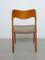 Danish Model 71 Teak Dining Chairs by Niels Otto Moller for J.L. Møllers, 1960s, Set of 4 5