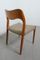 Danish Model 71 Teak Dining Chairs by Niels Otto Moller for J.L. Møllers, 1960s, Set of 4, Image 6