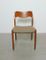 Danish Model 71 Teak Dining Chairs by Niels Otto Moller for J.L. Møllers, 1960s, Set of 4, Image 3