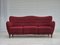 Dänisches 3-Sitzer Sofa aus Baumwoll-Wollstoff, 1960er 1