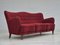 Dänisches 3-Sitzer Sofa aus Baumwoll-Wollstoff, 1960er 2