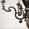 Lámpara de araña holandesa vintage de bronce, Imagen 8