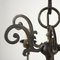 Lámpara de araña holandesa vintage de bronce, Imagen 5