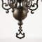 Lámpara de araña holandesa vintage de bronce, Imagen 9