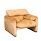 Vintage Maralunga Armchair by Vico Magistretti for Cassina, 1980s, Image 1