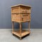 Wooden Pitch Pine Bedside Table, Image 2