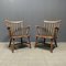 Vintage Low Bar Armchairs, 1950s, Set of 2 2