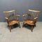 Vintage Low Bar Armchairs, 1950s, Set of 2 1
