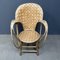 Braided Folk Art Wooden Chair 4