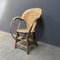 Braided Folk Art Wooden Chair 7