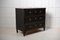 Antique Gustavian Style Chest in Black Pine with Drawers 5
