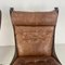 Vintage Leather High Backed Falcon Chairs by Sigurd Resell, Set of 2, Image 7