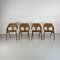 Vintage Jason Chairs by Frank Guille & Carl Jacobs for Kandya, 1950s, Set of 4 1
