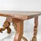 Italian Wooden Fratino Table with Decorated Legs, 1700s 6