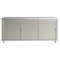 Italian Industrial Modern Aluminum and Glass Sideboard from Ycami, 1990s 1