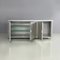 Italian Industrial Modern Aluminum and Glass Sideboard from Ycami, 1990s 3