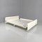 Italian Modern Double Bed in White Wood by Benatti, 1970s 2