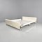 Italian Modern Double Bed in White Wood by Benatti, 1970s 3