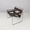Italian Modern Brown Leather Wassily Armchair by Marcel Breuer for Gavina, 1970s, Image 3