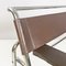 Italian Modern Brown Leather Wassily Armchair by Marcel Breuer for Gavina, 1970s 8