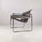 Italian Modern Brown Leather Wassily Armchair by Marcel Breuer for Gavina, 1970s 4