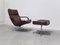 F141 Lounge Chair with Ottoman by Geoffrey Harcourt for Artifort, 1972, Set of 2 1