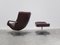 F141 Lounge Chair with Ottoman by Geoffrey Harcourt for Artifort, 1972, Set of 2 8