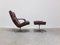 F141 Lounge Chair with Ottoman by Geoffrey Harcourt for Artifort, 1972, Set of 2 3
