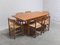 Extendable N-Line Dining Table in Oak by Gebroeders Neirinck, 1968 16