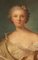 Artista francés, Retrato de una mujer noble, pintura al óleo sobre lienzo, siglo XIX, enmarcado, Imagen 2