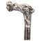 Antique Victorian Silver and Ebonized Walking Stick, 1860 1