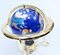 Table Top World Globe in Lapis and Brass 3