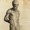 Berger dit Lheureux Biloul, Academic Nude, 20th Century, Charcoal on Paper, Image 5
