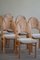Danish Modern Brutalist Chairs in Pine and Wool, 1970s, Set of 8 16