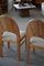Danish Modern Brutalist Chairs in Pine and Wool, 1970s, Set of 8 12