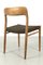 Vintage Stühle von Niels O. Møller, 6 . Set 4