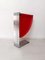 Round Red Plano Dining Table by Giancarlo Piretti from Castelli / Anonima Castelli, 1970s, Image 11