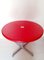 Mesa de comedor Plano redonda en rojo de Giancarlo Piretti de Castelli / Anonima Castelli, años 70, Imagen 3