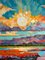 K. Husslein, Armonía al horizonte, óleo sobre lienzo, Imagen 4