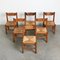 Vintage Wicker Dining Chairs by Vico Magistretti, 1960s, Set of 6, Image 6