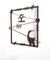 Wall Mirror with Iron Frame, 2000s, Image 1