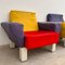 Westside Armchairs by Ettore Sottsass for Knoll, 1983, Set of 2 3