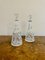 Antique Edwardian Bell-Shaped Decanters, 1900, Set of 2 2