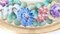 Tazzine da caffè in porcellana di Capodimonte con motivi floreali, set di 6, Immagine 11